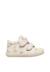 Chaussures premiers pas bébé fille en cuir cocoon à scratch Blanc crème-céleste 1 - vertbaudet enfant 