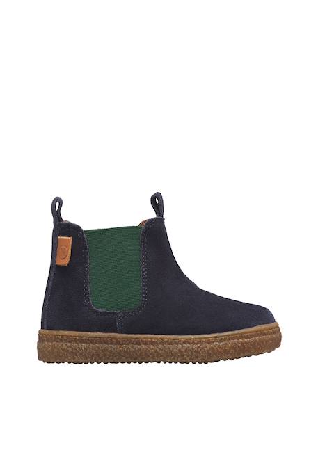 Bottines chelsea enfant en daim figus Anthracite-bleu+Bleu-vert+Marron-marine 6 - vertbaudet enfant 