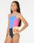 Maillot de bain une pièce block party fille Bleu marine 2 - vertbaudet enfant 