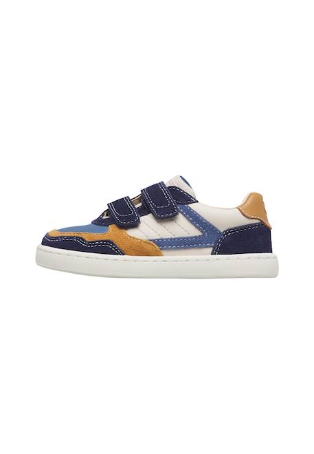 Baskets barefoot enfant en cuir et daim bimko à scratch Beige-rose+Marine-blanc crème 8 - vertbaudet enfant 
