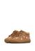 Chaussures premiers pas barefoot bébé fille en daim amur, broderies papillons Marron-rose 5 - vertbaudet enfant 