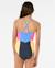 Maillot de bain une pièce block party fille Bleu marine 3 - vertbaudet enfant 