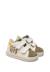 Baskets bébé garçon en cuir et daim geordi 3 à scratch Blanc-vert 2 - vertbaudet enfant 
