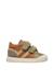 Baskets montantes garçon en cuir et daim zylka high à scratch Gris-marron-beige 1 - vertbaudet enfant 