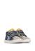 Baskets montantes bébé garçon en cuir et daim pinn high à scratch Gris-bleu-vert olive 2 - vertbaudet enfant 