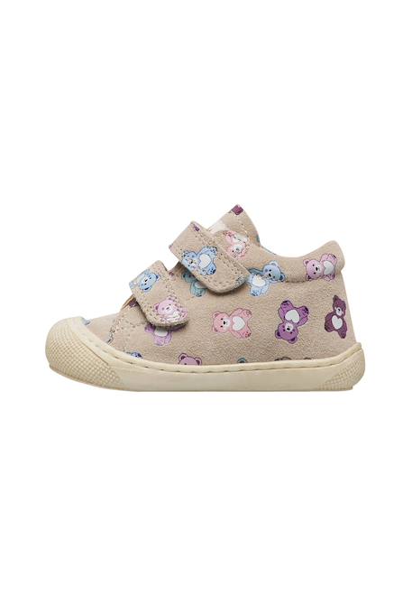 Chaussures premiers pas bébé fille en daim cocoon à scratch Beige-marron 3 - vertbaudet enfant 