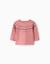 Gilet en maille avec motif jacquard Rose 2 - vertbaudet enfant 