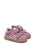 Baskets bébé fille en cuir et daim truby à scratch Lilas-rose 2 - vertbaudet enfant 