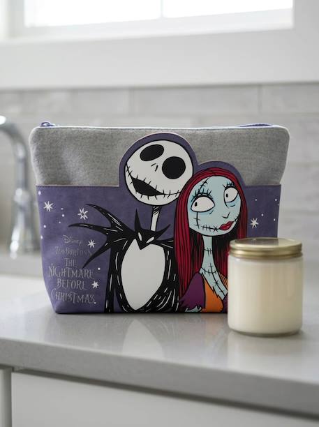 Trousse de toilette jack skellington l'étrange noël de mr jack Noir et blanc 1 - vertbaudet enfant 