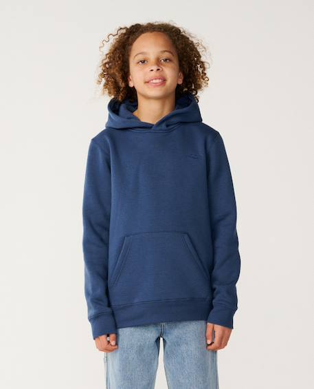 Sweat à capuche enfant classic surf Bleu marine clair 1 - vertbaudet enfant 