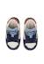 Baskets montantes garçon en cuir et daim alnoite high 2 Blanc-bleu 4 - vertbaudet enfant 