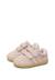 Baskets enfant en cuir et daim vimby à scratch Kaki-orange+Rose poudré-blanc 10 - vertbaudet enfant 