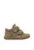Chaussures premiers pas bébé garçon en daim cocoon à scratch Marron-vert olive 1 - vertbaudet enfant 