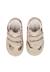 Baskets fille en cuir et daim vimby à scratch Beige-marron 4 - vertbaudet enfant 