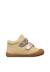 Chaussures premiers pas bébé fille en daim corkel à scratch Sable-rose poudré 1 - vertbaudet enfant 