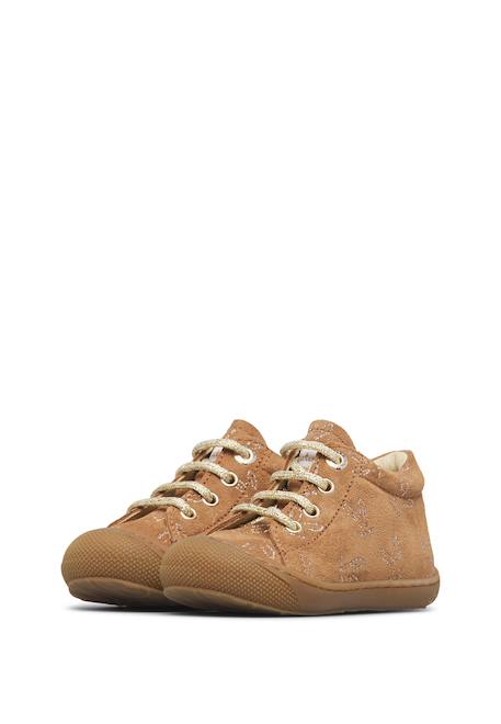 Chaussures premiers pas bébé fille en daim cocoon Marron-platine 5 - vertbaudet enfant 