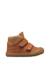 Bottines bébé en cuir et daim rabek à scratch Kaki-sable+Magnolia-violet+Marron-cognac 11 - vertbaudet enfant 