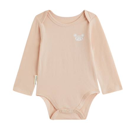 Lot de 3 bodies bébé manches longues Rose 6 - vertbaudet enfant 