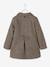 Manteau fille à capuche amovible carreaux taupe 7 - vertbaudet enfant 