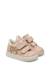 Baskets bébé en cuir geordi 3 à scratch Bleu-vert+Rose poudré-blanc 7 - vertbaudet enfant 