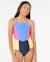 Maillot de bain une pièce block party fille Bleu marine 1 - vertbaudet enfant 