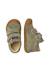 Chaussures premiers pas bébé garçon en daim cocoon à scratch Gris foncé-marine+Gris foncé-marron 9 - vertbaudet enfant 