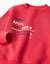 Sweat en coton peigné avec imprimé make again Rouge 3 - vertbaudet enfant 