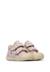 Chaussures premiers pas bébé fille en daim cocoon à scratch Rose poudré-céleste 2 - vertbaudet enfant 
