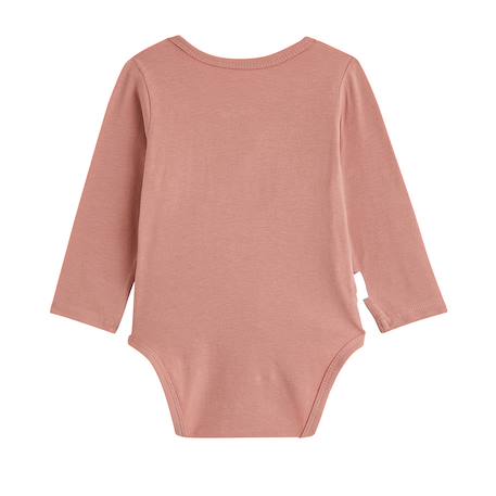Lot de 3 bodies bébé manches longues ouverture croisée Rose 5 - vertbaudet enfant 