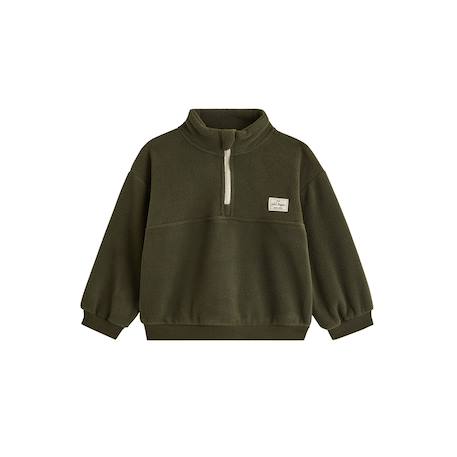 Sweat en polaire timmy Vert 2 - vertbaudet enfant 