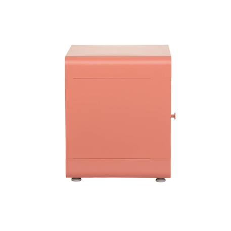 Table de chevet industrielle acier 1 porte - tribeca Beige+Bleu+Noir+Terracotta 22 - vertbaudet enfant 