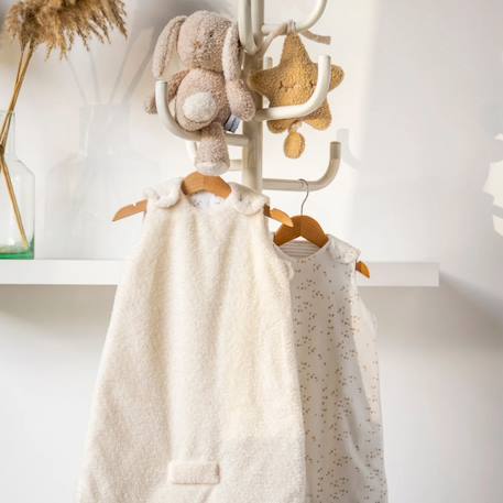 Gigoteuse en bouclette tog 2,5 teddy ecru (0-6 mois) Ecru 2 - vertbaudet enfant 