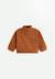 Sweat-shirt bébé en polaire moka Marron 1 - vertbaudet enfant 