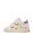Baskets bébé fille en cuir wompa à scratch Blanc-lilas 3 - vertbaudet enfant 