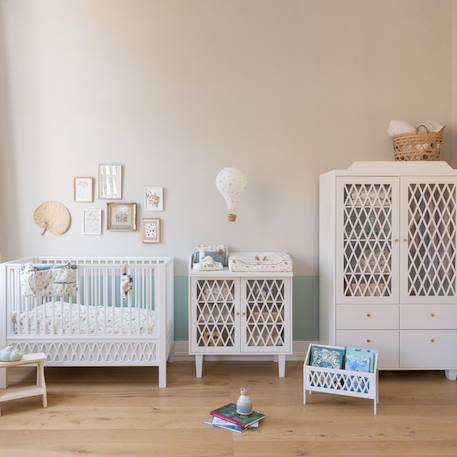Abat-jour montgolfière dreamland (42 x 25 cm) Blanc, marron, bleu 4 - vertbaudet enfant 