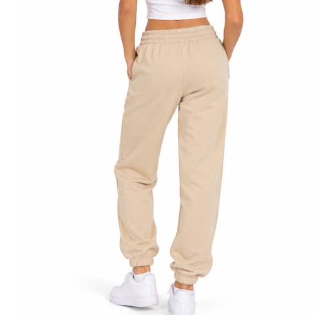 Pantalon de jogging fille Beige+Rose 2 - vertbaudet enfant 