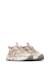 Baskets bébé fille en simili cuir et tissu flyner Blanc-platine-rose 2 - vertbaudet enfant 