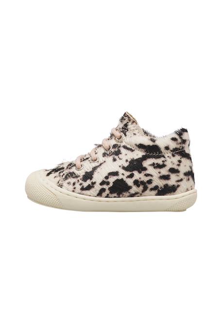 Chaussures premiers pas bébé fille en daim cocoon Blanc-rose 3 - vertbaudet enfant 