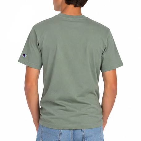 T-shirt garçon à manches courtes signature Blanc+Gris+Noir+Vert 12 - vertbaudet enfant 