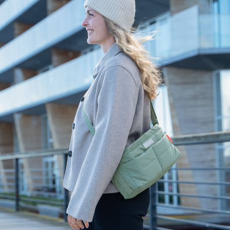 Organiseur de poussette vert Vert 6 - vertbaudet enfant 