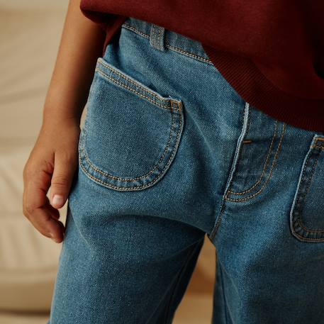 Jean enfant bootcut Bleu 6 - vertbaudet enfant 