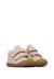 Chaussures premiers pas bébé fille en daim cocoon à scratch Rose poudré-platine 2 - vertbaudet enfant 
