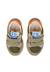 Baskets enfant en daim et tissu technique nuppi à scratch Kaki-orange+Rose-platine 4 - vertbaudet enfant 