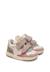 Baskets bébé fille en cuir et daim klip 4 à scratch Rose-platine 2 - vertbaudet enfant 