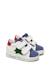 Baskets bébé en cuir et daim sasha à scratch Blanc-bleu clair+Blanc-rose 2 - vertbaudet enfant 
