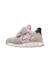 Baskets fille en cuir et daim nuppi à scratch Blanc-gris 3 - vertbaudet enfant 