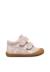 Chaussures premiers pas bébé fille en daim cocoon à scratch Rose poudré-céleste 1 - vertbaudet enfant 