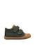 Chaussures premiers pas bébé garçon en daim cocoon à scratch Marine-vert olive+Vert foncé-marron 6 - vertbaudet enfant 