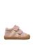 Chaussures barefoot enfant en cuir et daim sabby à scratch Cognac-gris foncé+Marron-vert olive+Rose poudré-rose 11 - vertbaudet enfant 