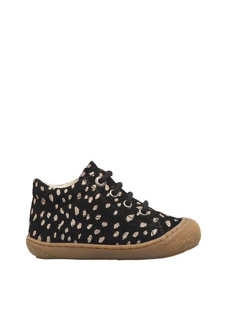Chaussures premiers pas bébé fille en daim cocoon Marron foncé-platine+Marron-platine+Noir-platine+Sable-platine 11 - vertbaudet enfant 